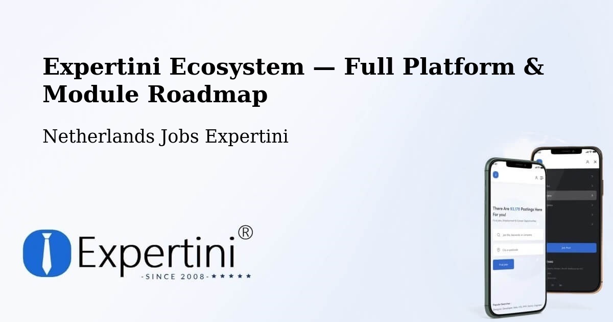Expertini Ecosystem — Full Platform & Module Roadmap – Deventer